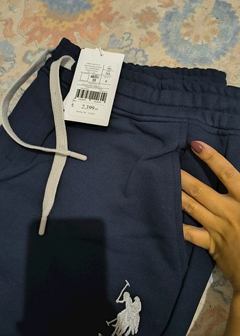 USPA Lacivert Rahat Kesim Eşofman Altı - Görsel 2