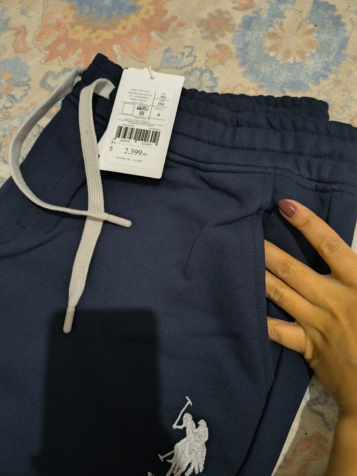 USPA Lacivert Rahat Kesim Eşofman Altı - Görsel 2