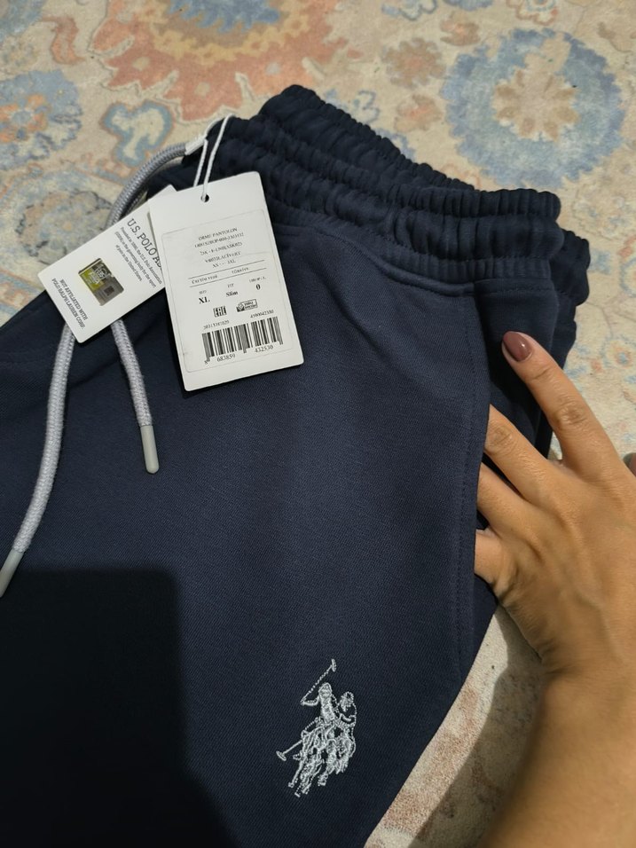 Lacivert Erkek Fermuarlı Rahat Kesim Eşofman - Görsel 2