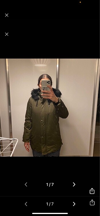 Zara haki parka