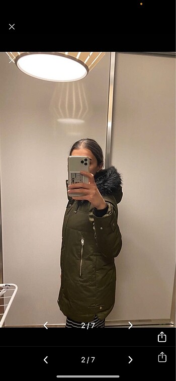 Zara Zara haki parka