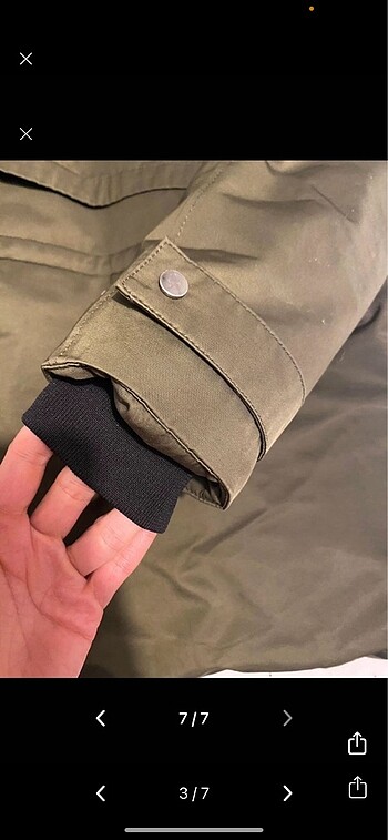 xs Beden Zara haki parka