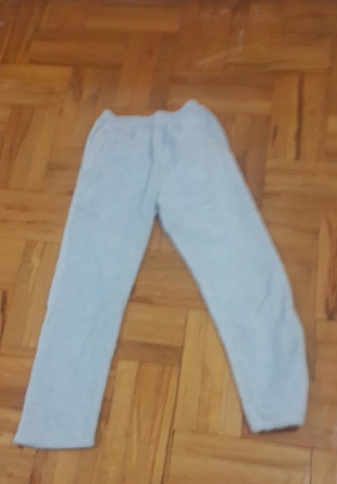 peluş pijama altı mavi m beden