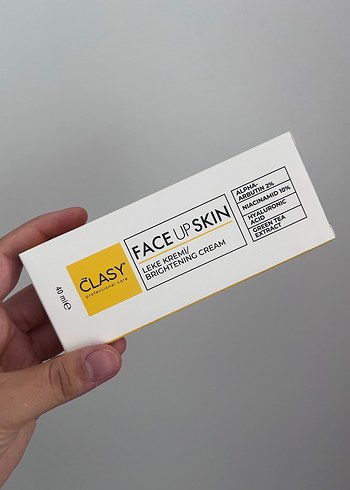 Clasy Face Up Skin Aydınlatıcı Leke Kremi 40 ml