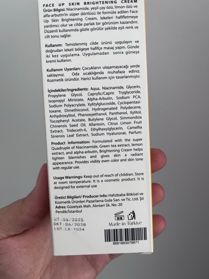 Clasy Face Up Skin Aydınlatıcı Leke Kremi 40 ml - Görsel 3