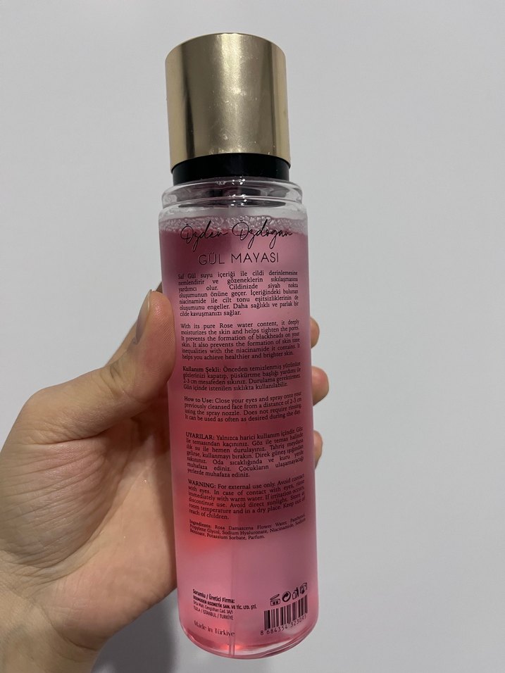 Gül Mayası Çok Fonksiyonlu Yüz Spreyi - Görsel 2