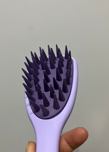 Mor Saç Derisi Masaj Fırçası - Görsel 3