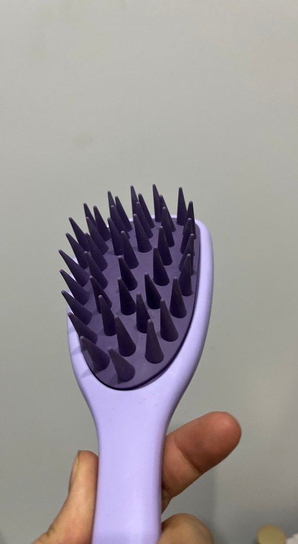 Mor Saç Derisi Masaj Fırçası - Görsel 3