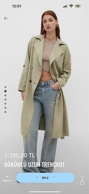 l Beden stradivarius trençkot