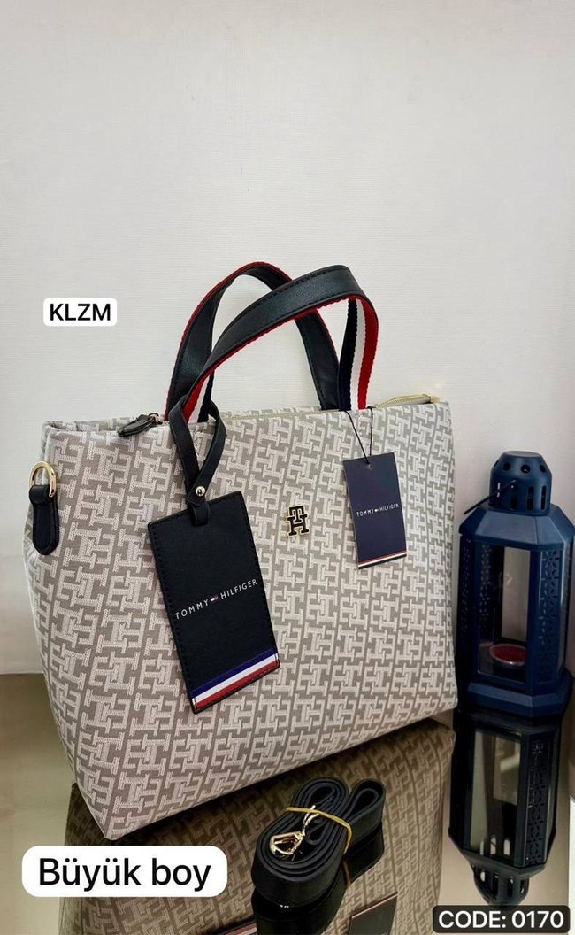 Büyük Boy Fermuarlı Kadın Çanta - Görsel 5