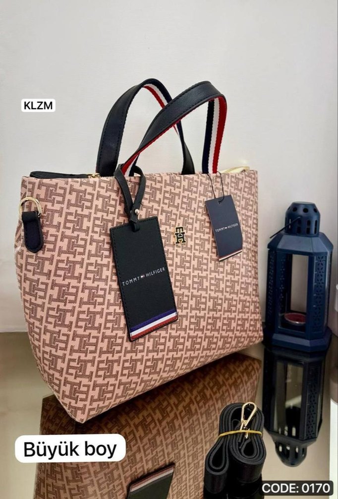 Büyük Boy Fermuarlı Kadın Çanta - Görsel 4