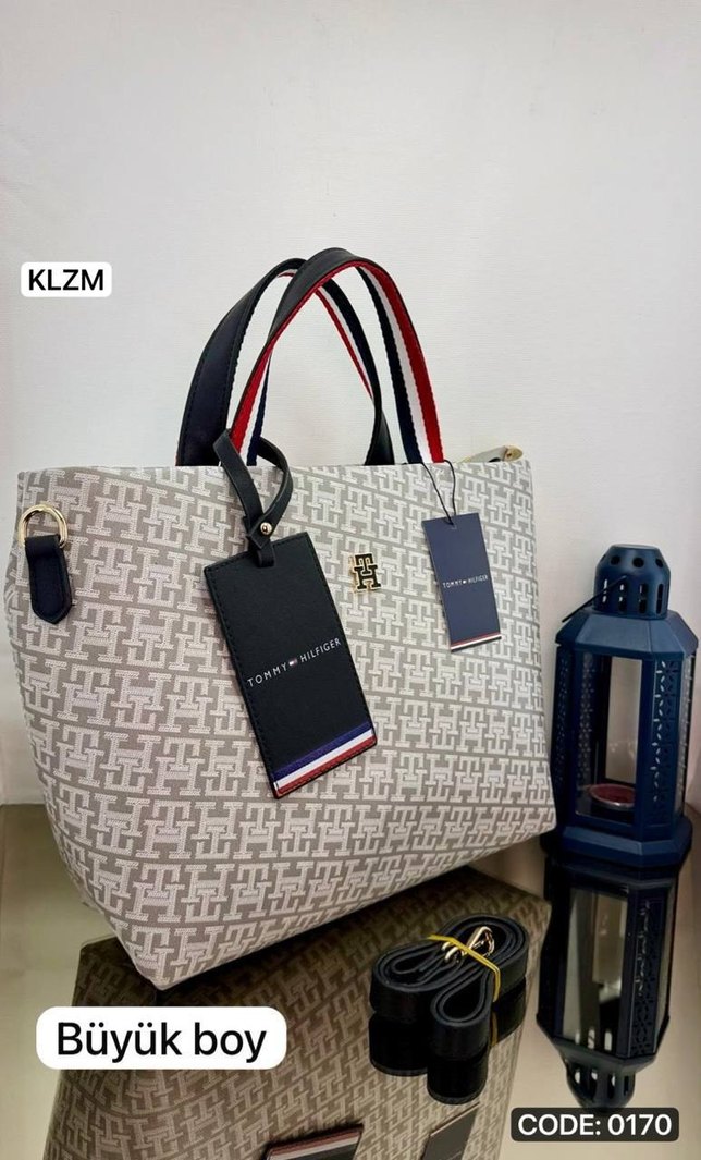 Büyük Boy Fermuarlı Kadın Çanta - Görsel 3