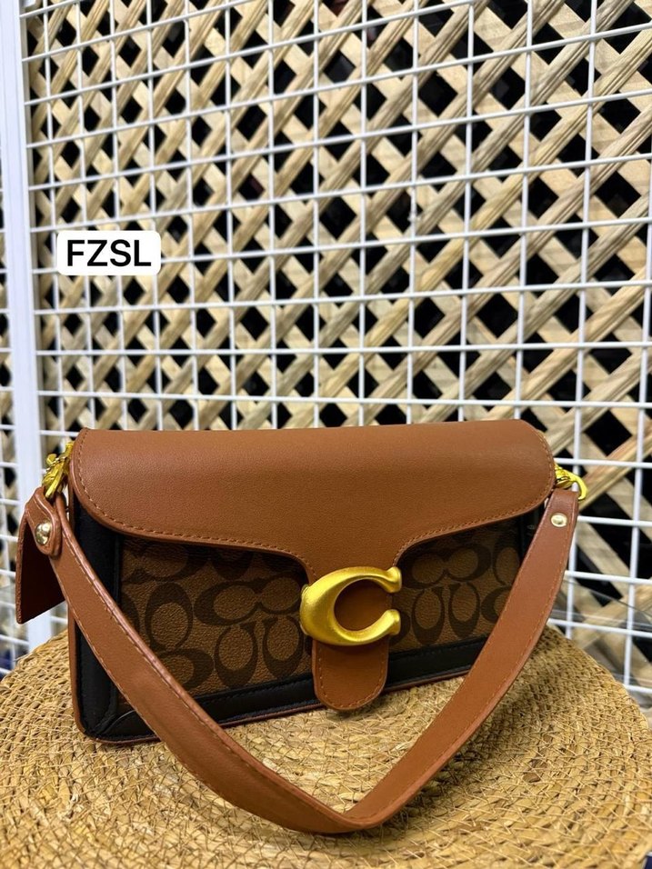 Klasik Baskılı Siyah Deri Kadın Çanta A KALİTE - Görsel 5