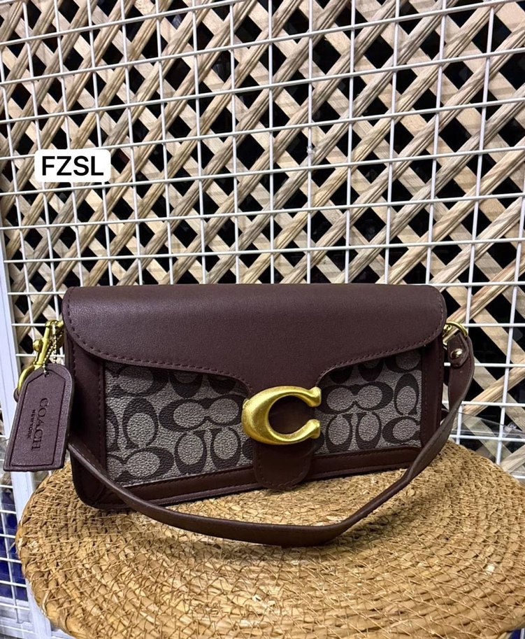 Klasik Baskılı Siyah Deri Kadın Çanta A KALİTE - Görsel 3