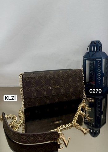 Zincir Detaylı Deri Kadın Çanta - Görsel 2