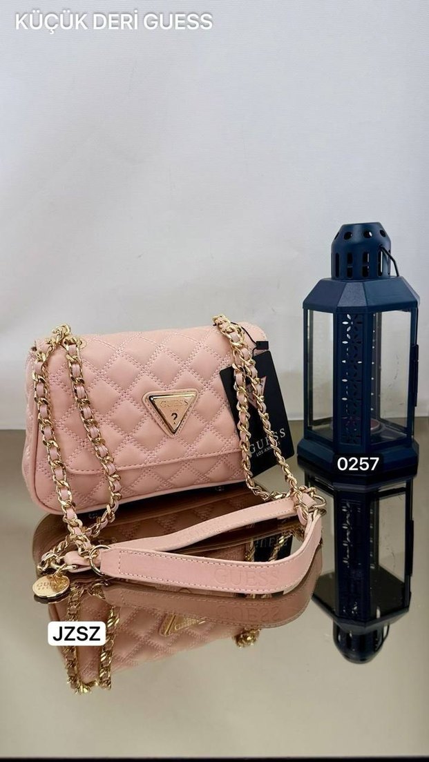 Zincir Detaylı Kadın Deri Çanta A kalite - Görsel 3