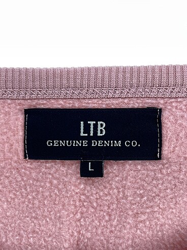 l Beden pembe Renk LTB Sweatshirt %70 İndirimli.