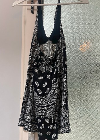 bershka etnik desen elbise - Görsel 4