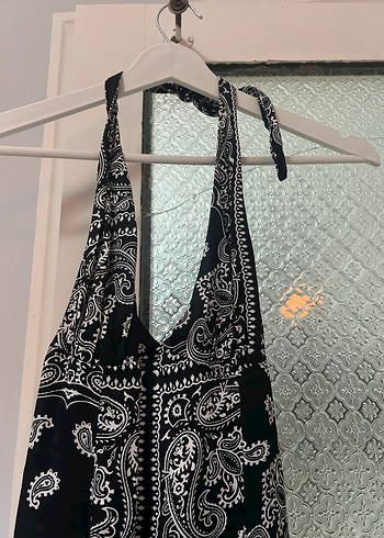 bershka etnik desen elbise - Görsel 2