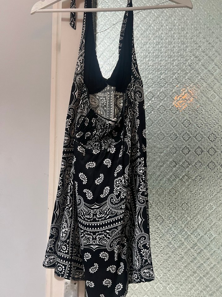 bershka etnik desen elbise - Görsel 4