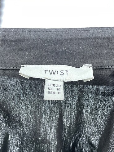 38 Beden siyah Renk Twist Gömlek %70 İndirimli.
