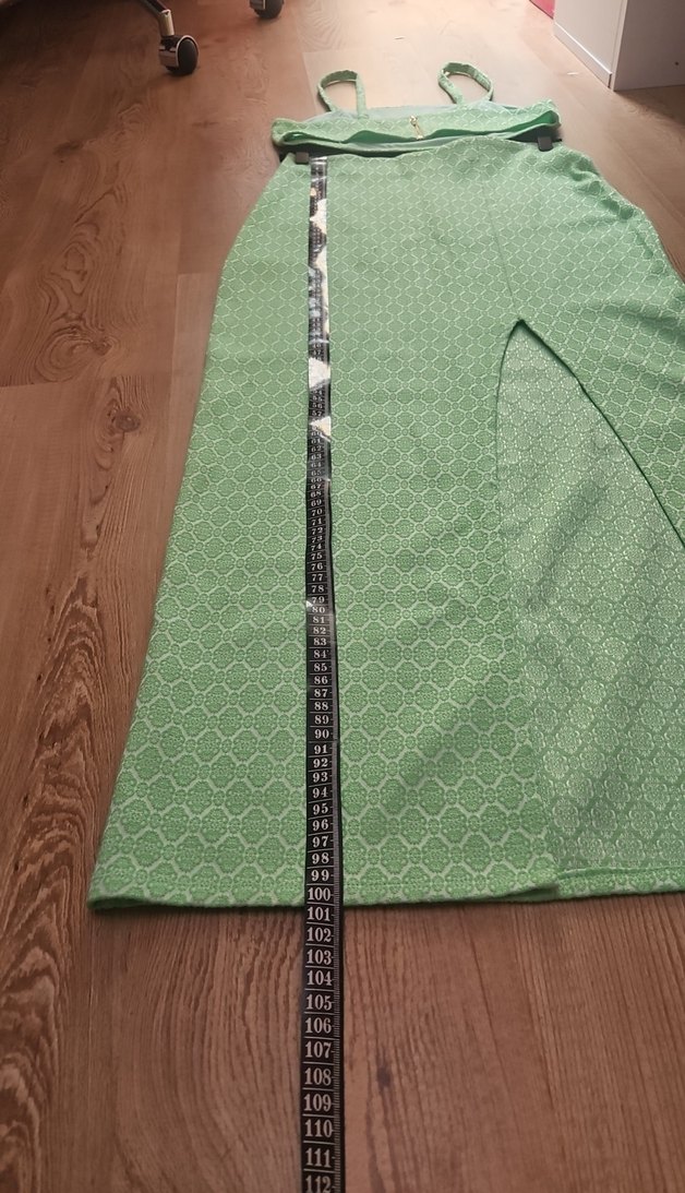 Parlak Yeşil Uzun Etek - Görsel 4