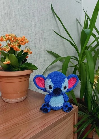 Renkli Mavi Peluş Oyuncak Ayıcık #stitch #elemegi #keşfet #trend - Görsel 4