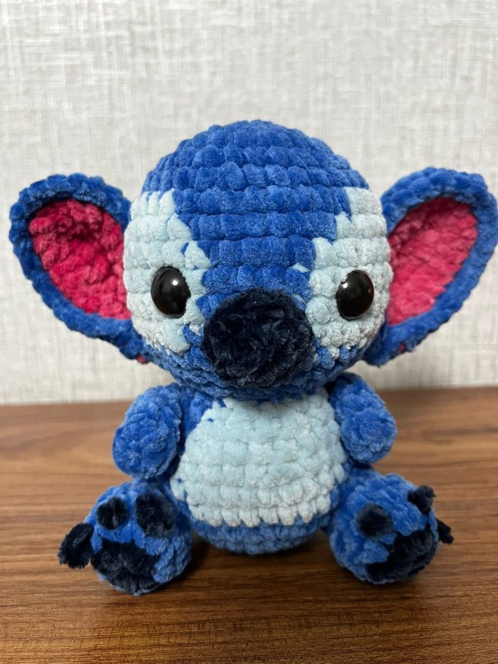Renkli Mavi Peluş Oyuncak Ayıcık #stitch #elemegi #keşfet #trend - Görsel 3