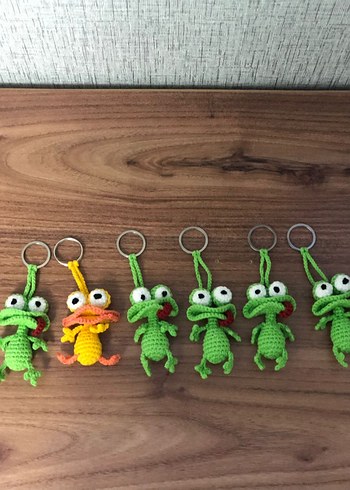 Renkli Örgü Anahtarlıklar - Görsel 3