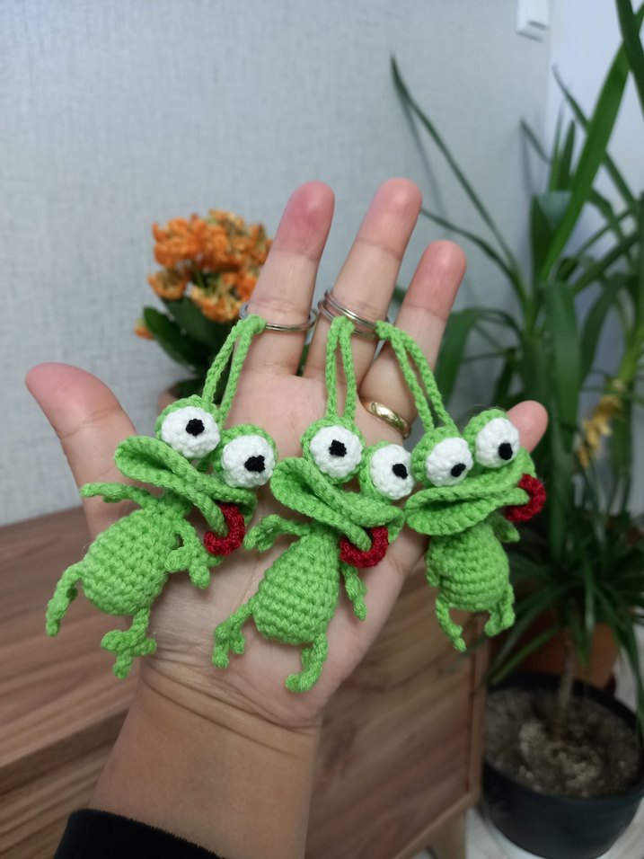 Renkli Örgü Anahtarlıklar - Görsel 4