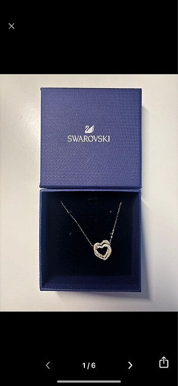 Swarovski kalp kolye hyperbola