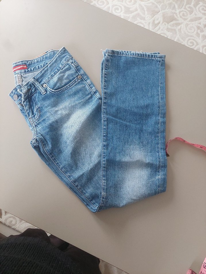 Mavi  Kadın Denim Pantolon - Görsel 3