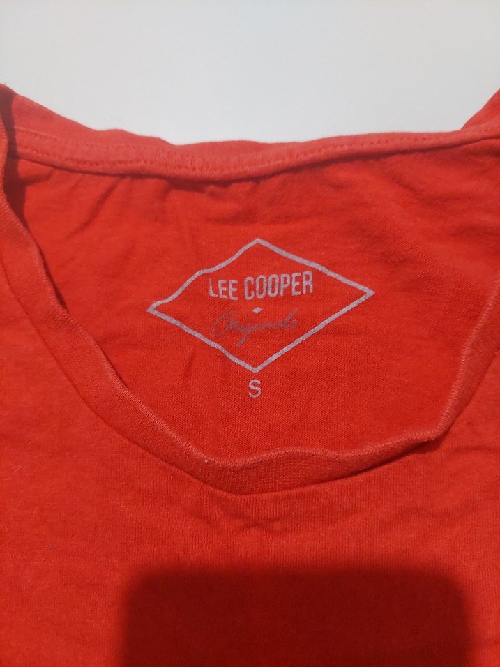 Kırmızı Baskılı Erkek Kısa Kollu Tişört - Görsel 4