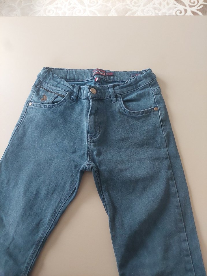 Erkek Çocuk Mavi Denim Pantolon - Görsel 3