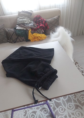 Siyah Rahat Kesim Eşofman Altı - Görsel 3