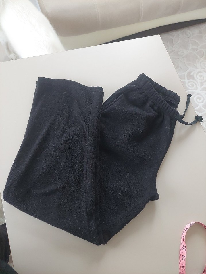 Siyah Rahat Kesim Eşofman Altı - Görsel 2