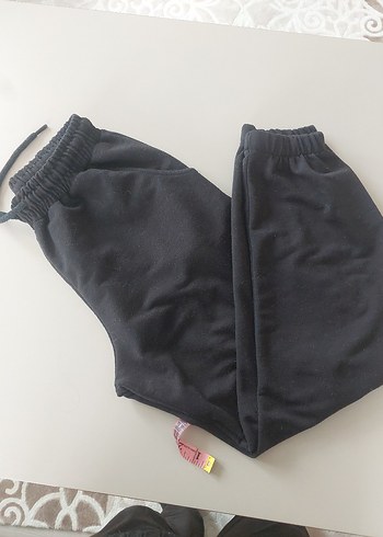 Siyah Kadın Rahat Kesim Eşofman Altı - Görsel 2