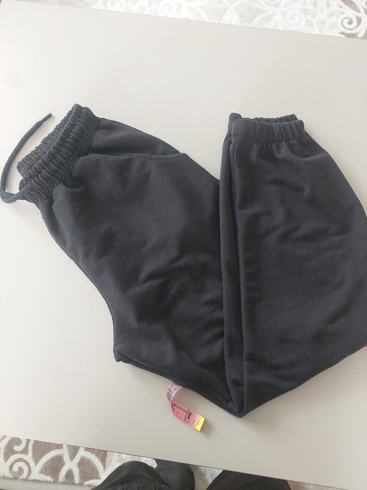 Siyah Kadın Rahat Kesim Eşofman Altı - Görsel 2