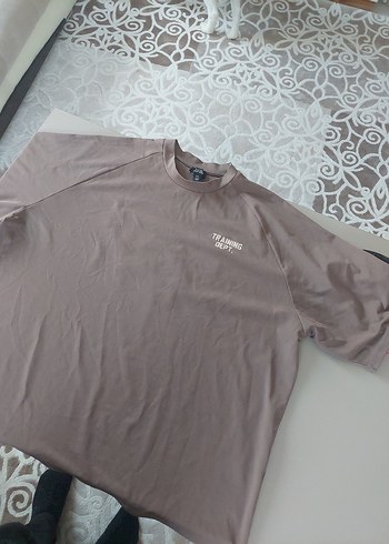 Bej Baskılı Erkek Tişört - Görsel 3