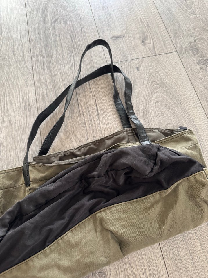 Koton Düz Minimalist Kemerli Yeşil Kadın Çantası - Görsel 3