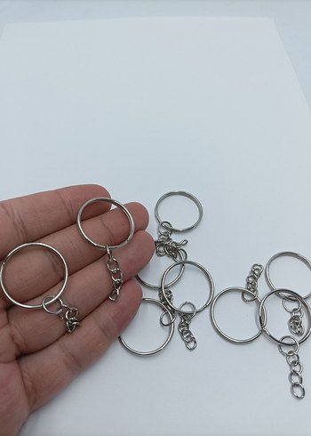 25 mm Zincirli Anahtarlık Halkası - Görsel 2