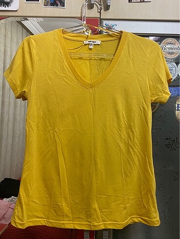 Koron sarı tişört