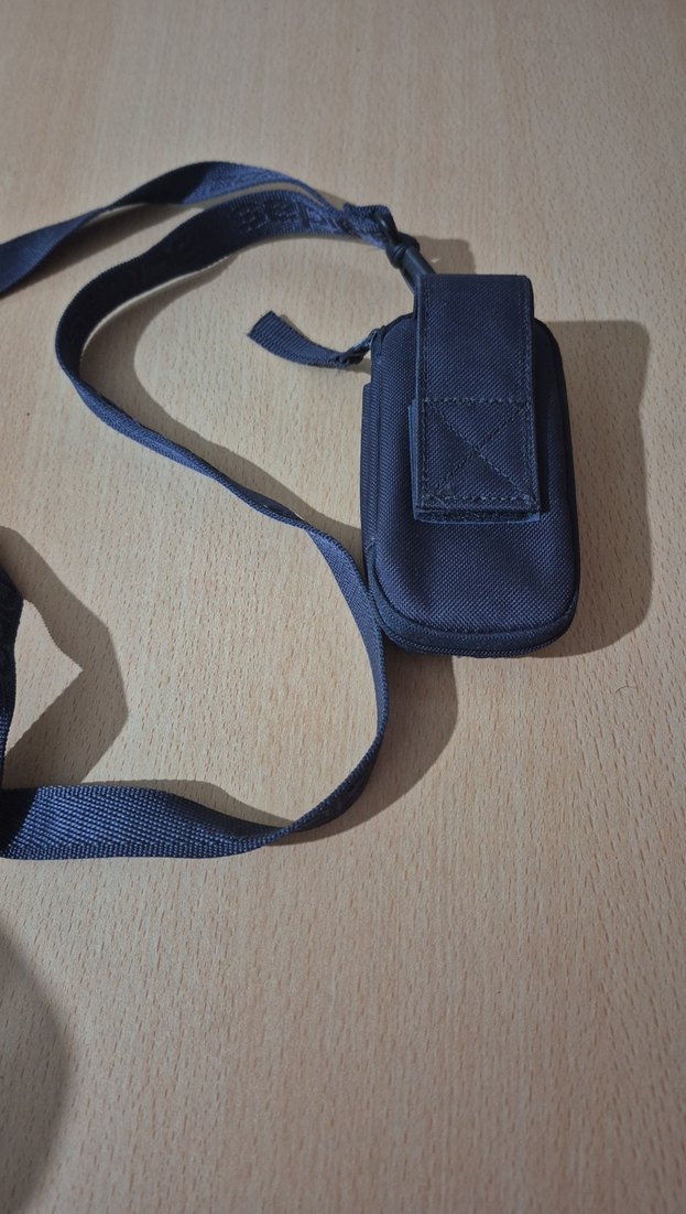 Mavi baskılı yoga kayışlı cep çantası - Görsel 3