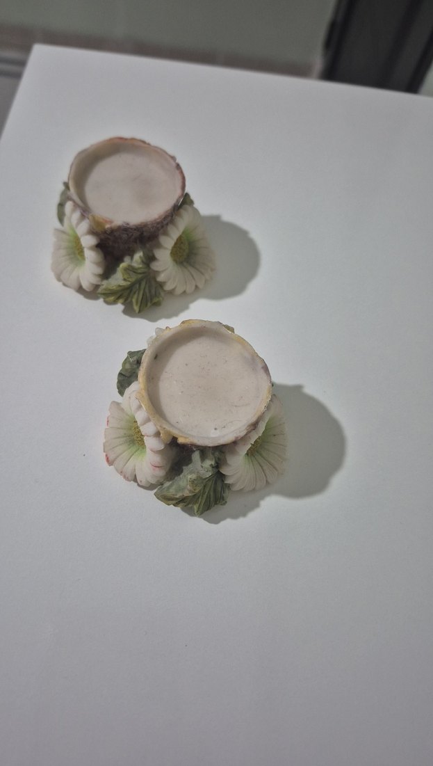 Çiçek Detaylı Dekoratif Mumluk Seti - Görsel 2