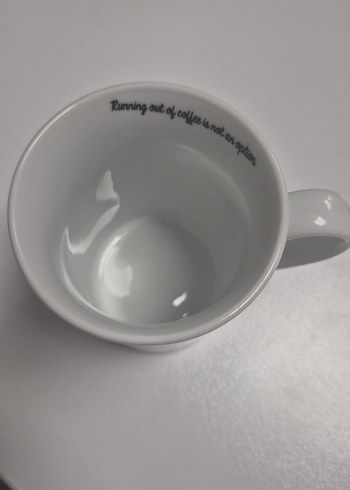 Workinton Logolu Beyaz Seramik Kupa - Görsel 3