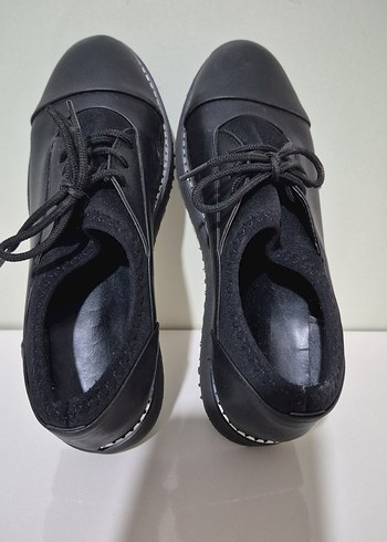 Siyah Klasik Kadın Ayakkabı - Görsel 4