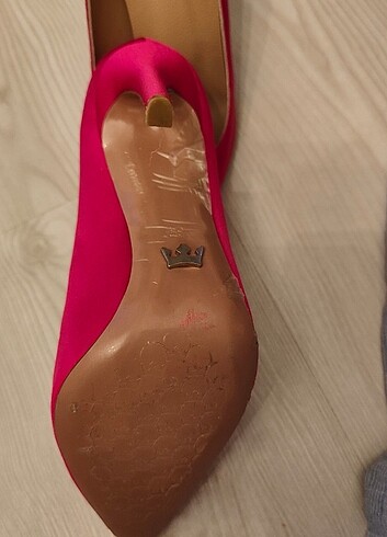 37 Beden pembe Renk Jabotter stiletto