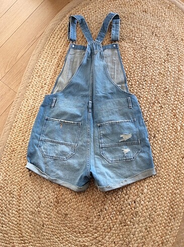 H&M H&M Mavi Denim Şort Tulum/ Slopet