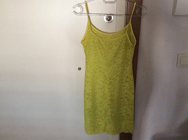 Ritchie Sarı Plaj Elbisesi - Görsel 2