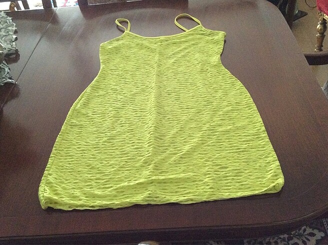 Ritchie Sarı Plaj Elbisesi - Görsel 3